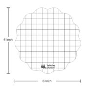Stamp Mounting Block | Round Scallop | Grid Block