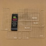 Acrylic Stamping Block | Grid | Multiple Sizes