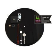 Black Acrylic Clock | Round | 12 Inch x 12 Inch