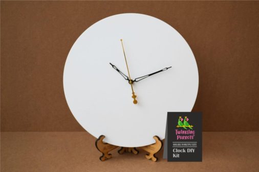 Round White Clock