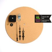 Wooden Clock | MDF | Round | 12 Inch x 12 Inch