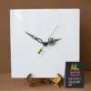 Square White Clock