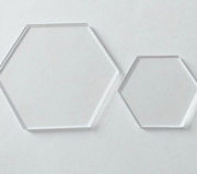 Cast Acrylic Sheet | Plexiglass | Clear Transparent | Hexagon