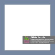 White Acrylic Sheet | Plexiglass | Opaque | Square Shape