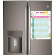 Lemmone Fresh Magnetic Meal Planner | 12 Inch x 16 Inch