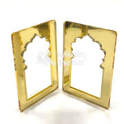 Jharokha Window | Style 1 | Mirror Acrylic Embellishment | Golden