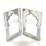 Jharokha Window | Style 1 | Mirror Acrylic Embellishment | Silver