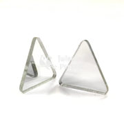 Triangle | Mirror Acrylic Embellishment | Silver
