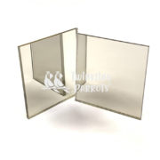 Square | Mirror Acrylic Embellishment | Silver
