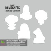 Bani Thani Fridge Magnets | Set of 10 | Magnetic Artboards | Acrylic