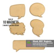 Call Outs Fridge Magnets | Set of 10 | Small Magnetic Artboards | MDF