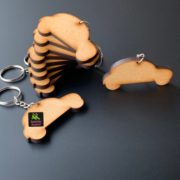 Car Blank MDF Keychains | Pack of 10