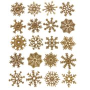 Snow Flake Embellishments | All Styles | Pack of 20 | Blank | MDF