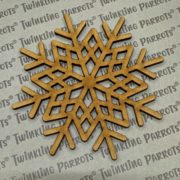 Snow Flake Embellishments | Pack of 20 | Blank | MDF | Style-02