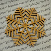 Snow Flake Embellishments | Pack of 20 | Blank | MDF | Style-04