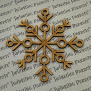 Snow Flake Embellishments | Pack of 20 | Blank | MDF | Style-05
