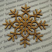 Snow Flake Embellishments | Pack of 20 | Blank | MDF | Style-06