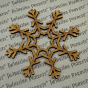 Snow Flake Embellishments | Pack of 20 | Blank | MDF | Style-07