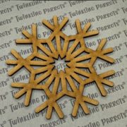 Snow Flake Embellishments | Pack of 20 | Blank | MDF | Style-11