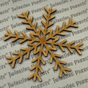 Snow Flake Embellishments | Pack of 20 | Blank | MDF | Style-16