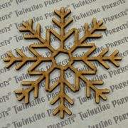 Snow Flake Embellishments | Pack of 20 | Blank | MDF | Style-17