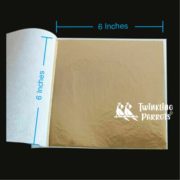Gold Foil | Gilding | 6″ x 6″ | Pack of 25