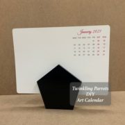 Mango Cream Cookie Calendar | Pentagon | DIY Art Calendar | RTA