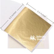 Rose Gold Leafing Foil | Gilding | 5.5″ x 5.5″ | Pack of 25