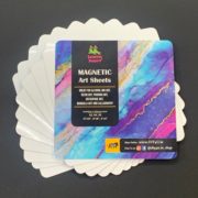Magnetic Art Sheets | Non Porous | 4″x 4″ | Pack of 10