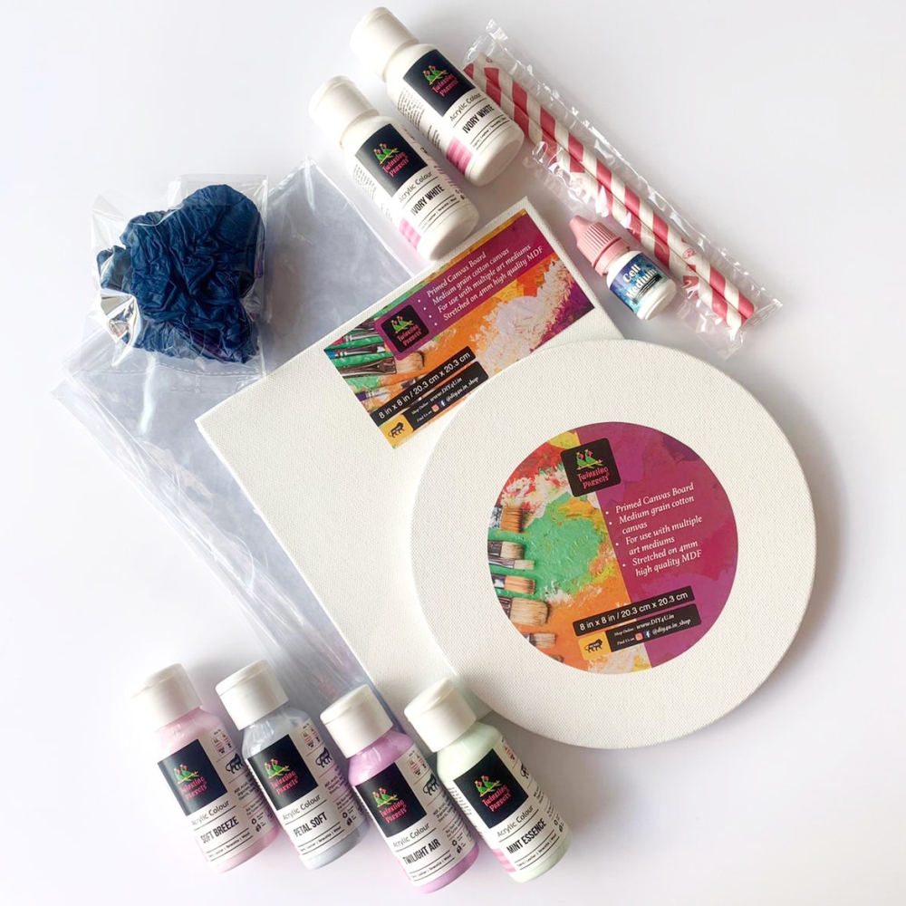 Pastel Land | Pouring Art Kit | Fluid Art