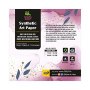 Twinkling Parrots Synthetic Art Paper| 12″ x 12″ | Pack of 10 Sheets | Square