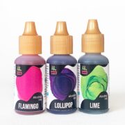 Flamingo Squad | Alcohol Ink | Flamingo – Lollipop – Lime