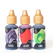 Fossil Squad | Alcohol Ink | Fossil – Blush – Lime