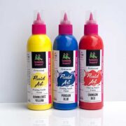 Twinkling Parrots Fluid Acrylic Colour | Bumblebee Trio | Set of 3 | Pouring Art