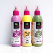 Twinkling Parrots Fluid Acrylic Colour | Electric Trio | Set of 3 | Pouring Art